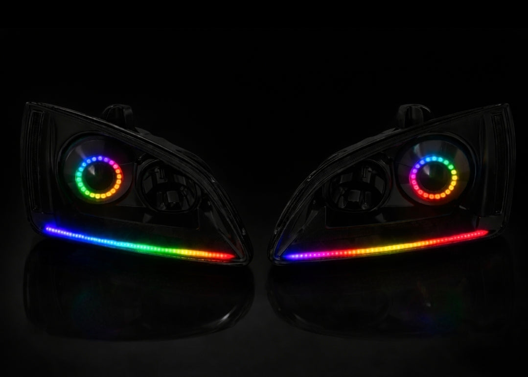 Focus ST MK2 custom headlights